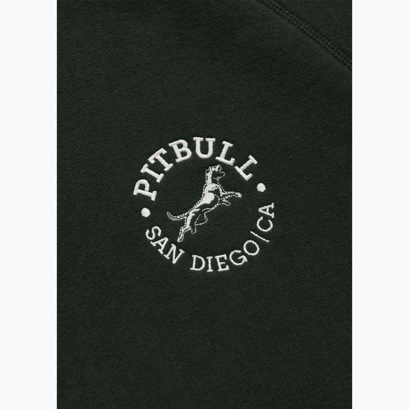 Bluză pentru bărbați Pitbull San Diego Ca Hooded dark green 7