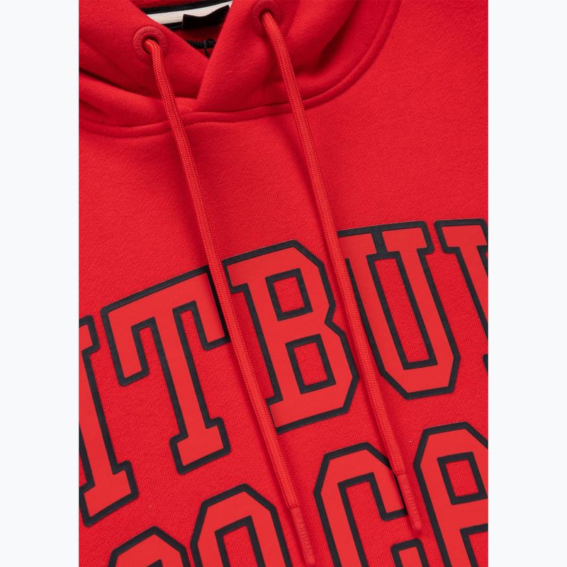 Bluză pentru bărbați Pitbull So Cal Hooded fluo/red 6