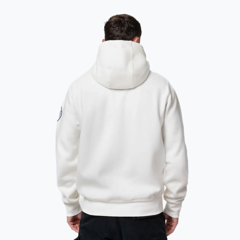 Bluză pentru bărbați Pitbull Norton Hooded Zip off white 3