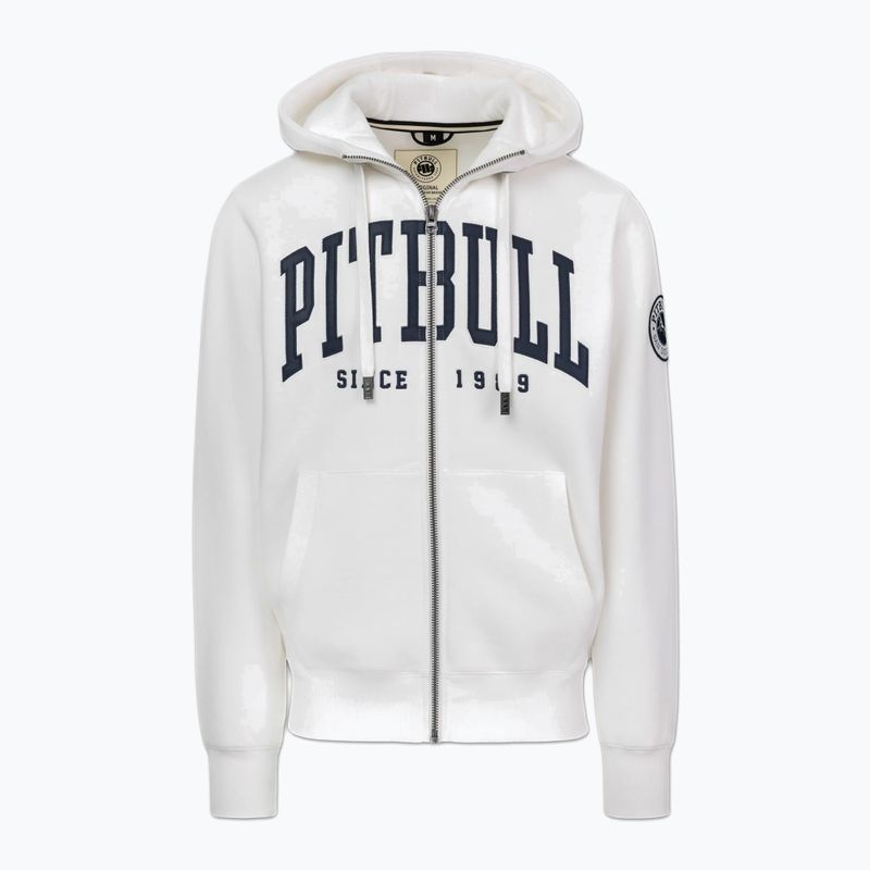 Bluză pentru bărbați Pitbull Norton Hooded Zip off white 7