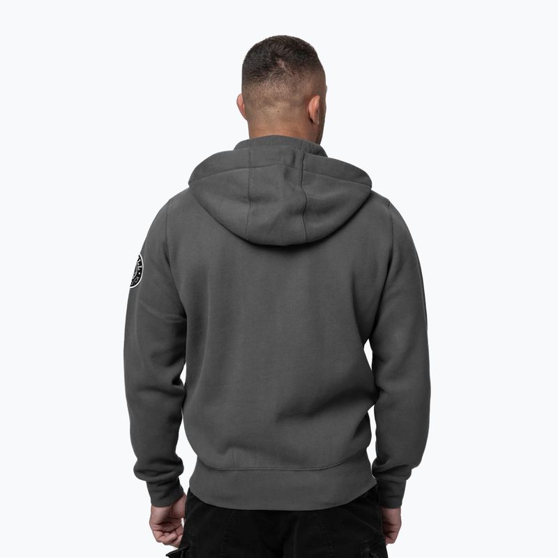 Bluză pentru bărbați Pitbull Norton Hooded Zip graphite 3