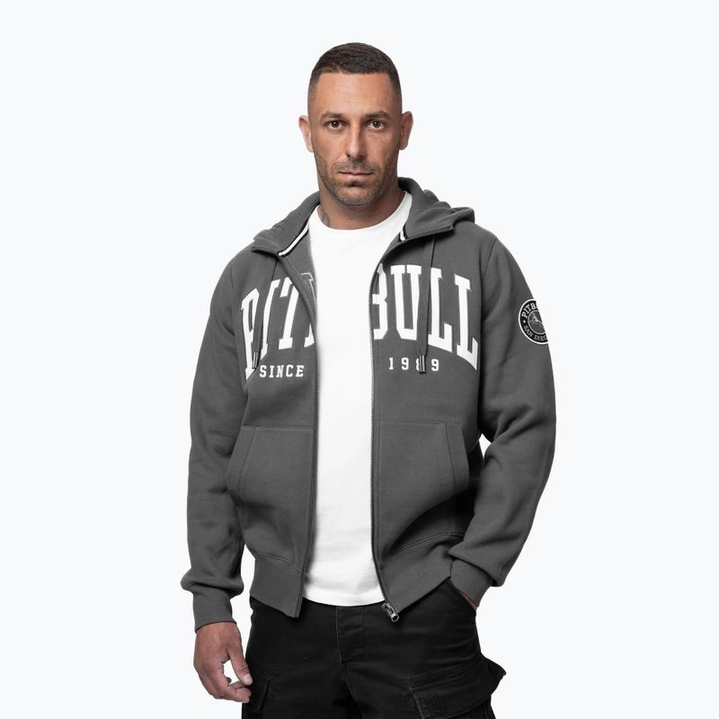 Bluză pentru bărbați Pitbull Norton Hooded Zip graphite 4
