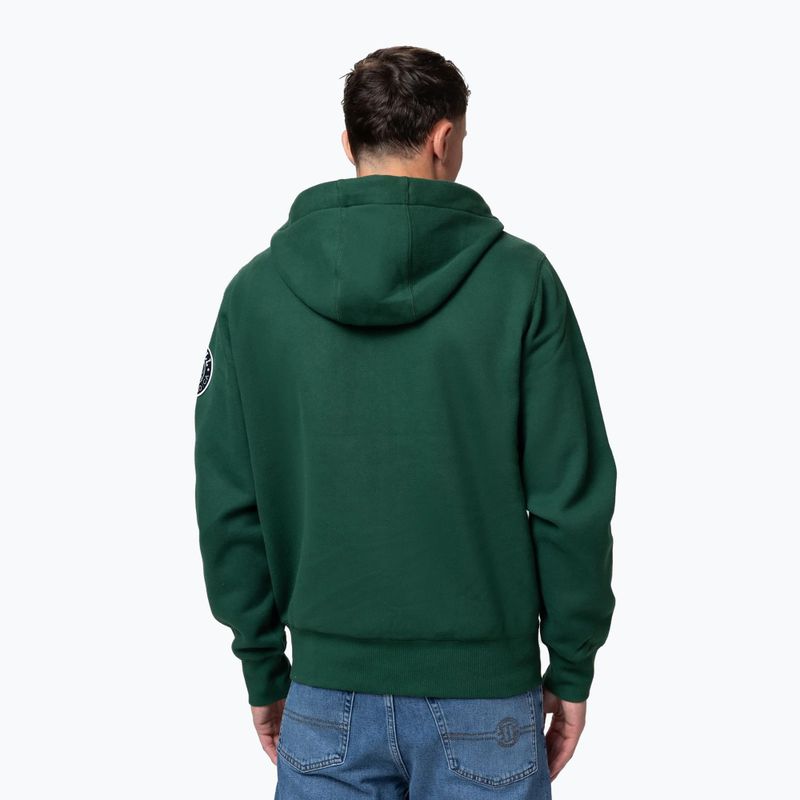 Bluză pentru bărbați Pitbull Norton Hooded Zip hunter green 3