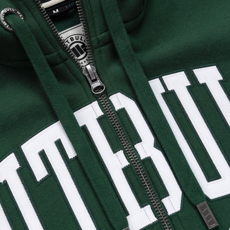 Bluză pentru bărbați Pitbull Norton Hooded Zip hunter green 8