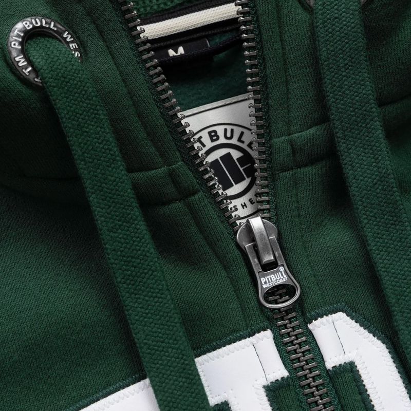 Bluză pentru bărbați Pitbull Norton Hooded Zip hunter green 9