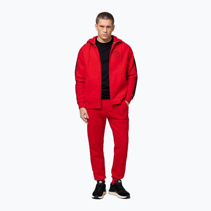 Bluză pentru bărbați Pitbull San Diego Ca Hooded Zip red 2