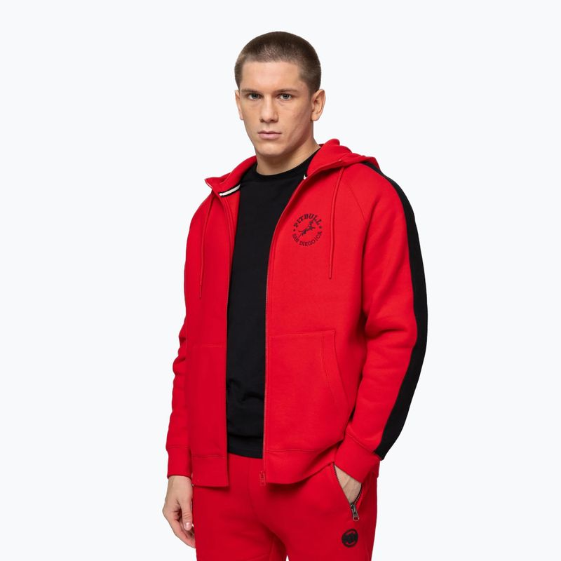 Bluză pentru bărbați Pitbull San Diego Ca Hooded Zip red 5