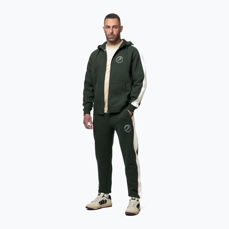 Bluză pentru bărbați Pitbull San Diego Ca Hooded Zip dark green 2