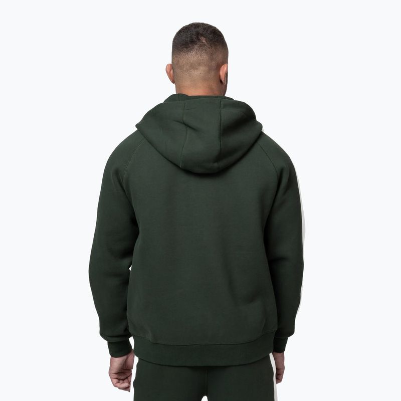 Bluză pentru bărbați Pitbull San Diego Ca Hooded Zip dark green 3