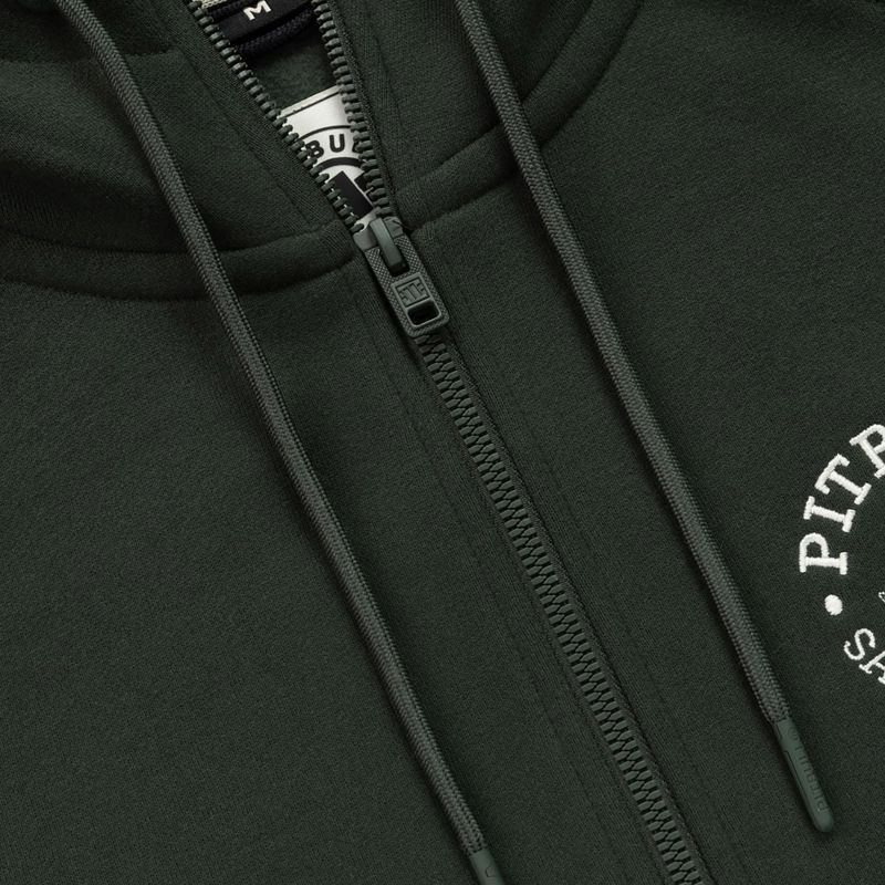 Bluză pentru bărbați Pitbull San Diego Ca Hooded Zip dark green 6