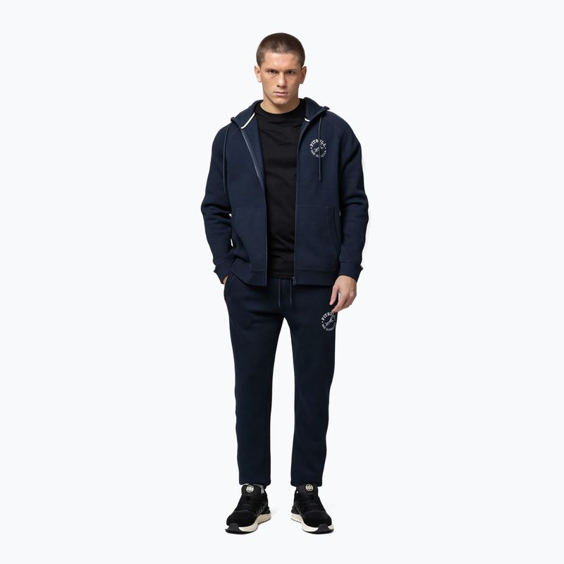 Bluză pentru bărbați Pitbull San Diego Ca Hooded Zip dark navy/red 2