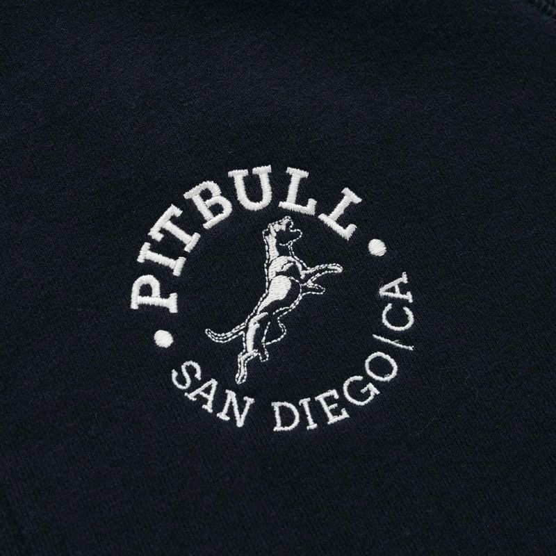 Bluză pentru bărbați Pitbull San Diego Ca Hooded Zip dark navy/red 11