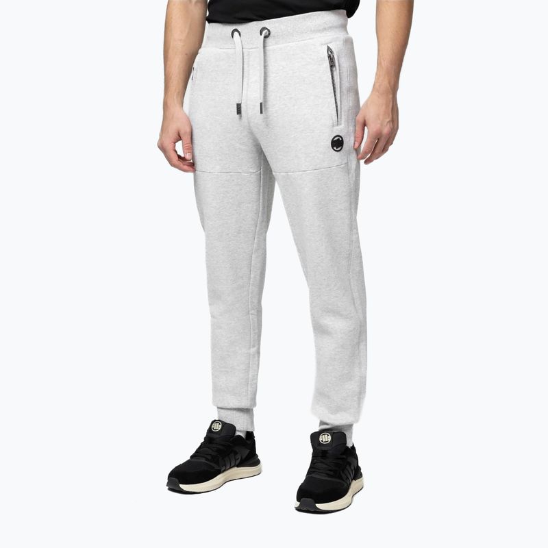 Pantaloni pentru bărbați Pitbull Small Logo HD Track grey/melange 4
