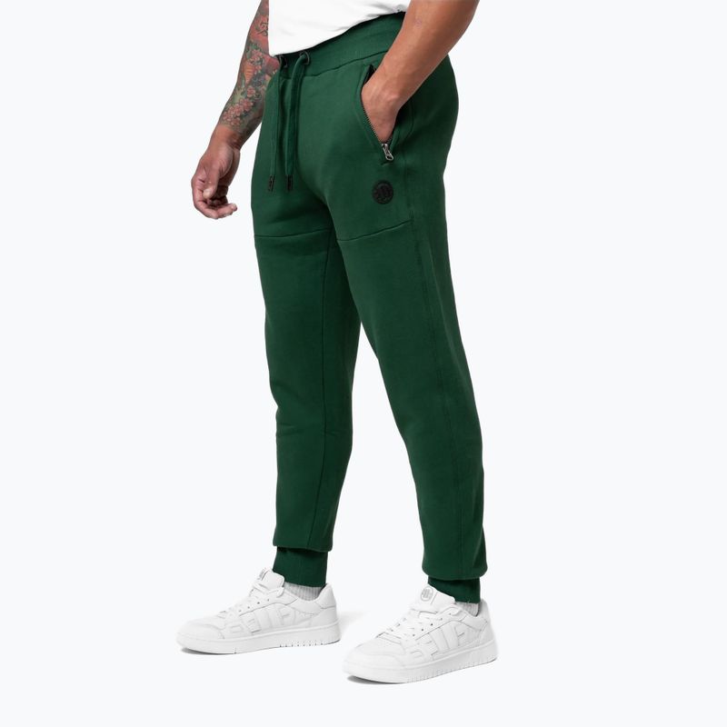 Pantaloni pentru bărbați Pitbull Small Logo HD Track hunter green 4