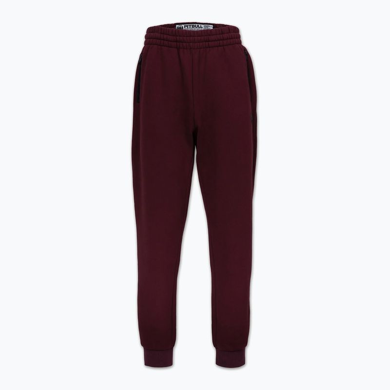 Pantaloni pentru bărbați Pitbull Hilltop Track Hatton burgundy 5