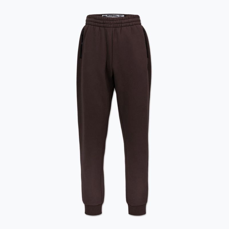 Pantaloni pentru bărbați Pitbull Hilltop Track Hatton dark chocolate 6