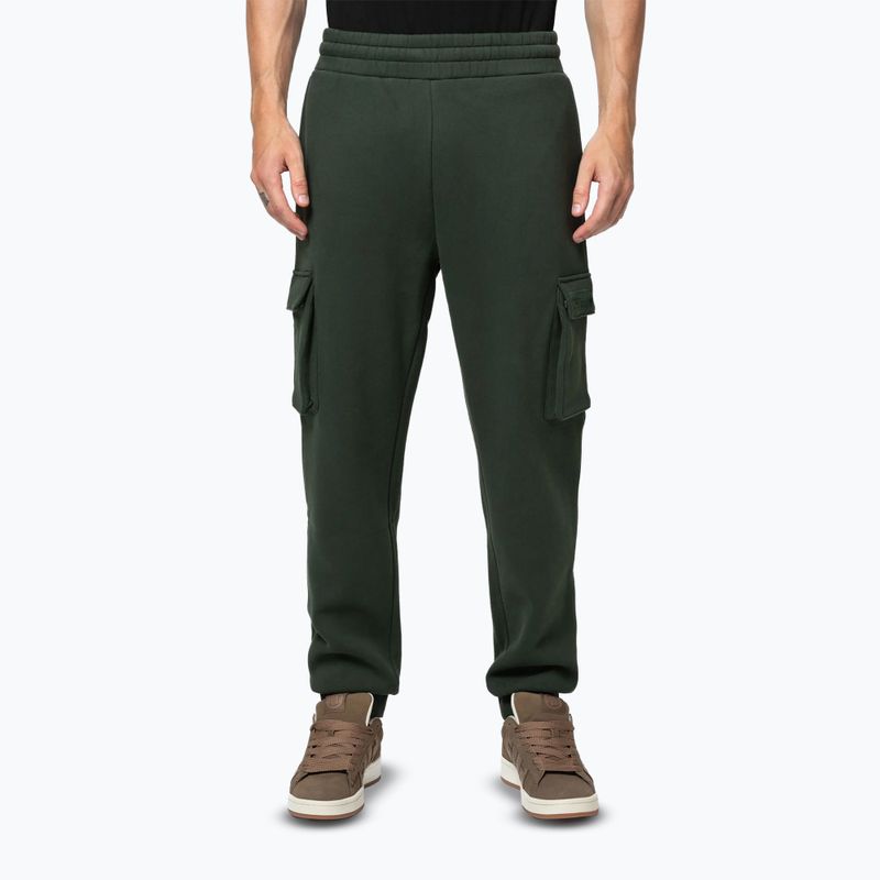 Pantaloni pentru bărbați Pitbull Cypress Sport Cargo dark green