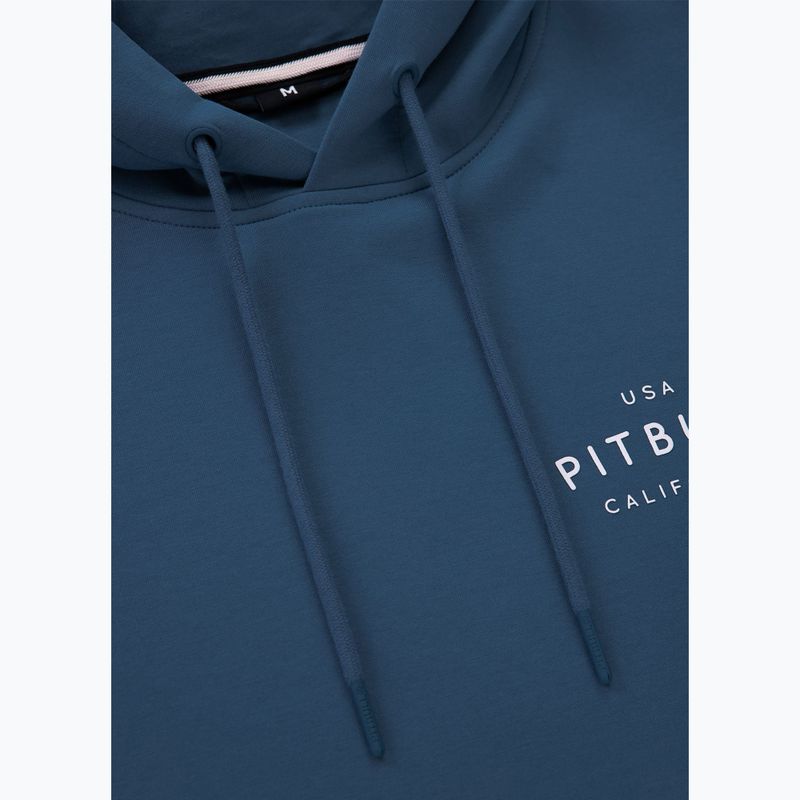Bluză pentru bărbați Pitbull Sampson Hooded Sweatshirt petrol blue 7