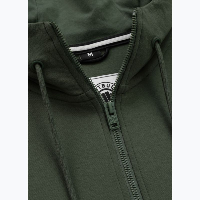 Bluză pentru bărbați Pitbull Sampson Hooded Zip Sweatshirt old green 8
