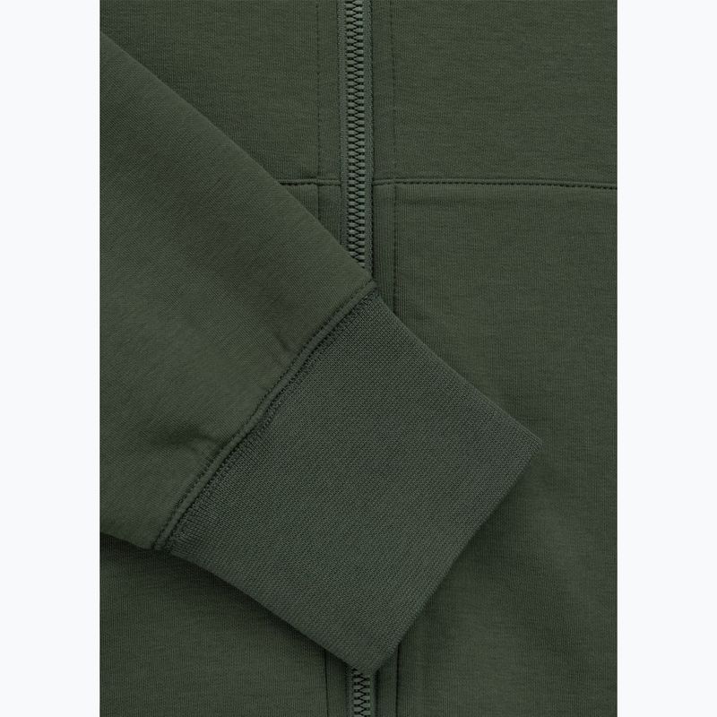 Bluză pentru bărbați Pitbull Sampson Hooded Zip Sweatshirt old green 10