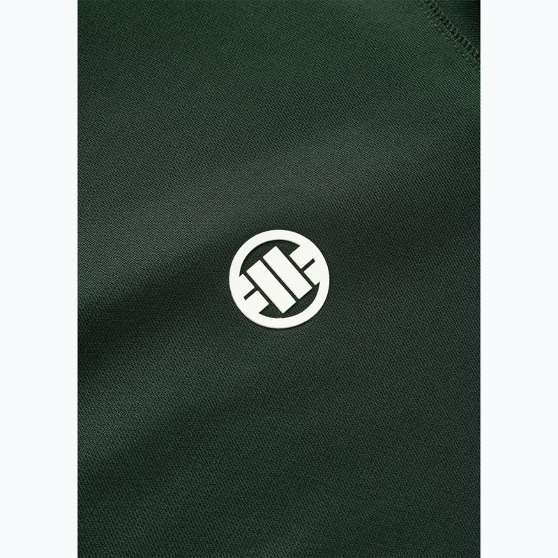 Bluză pentru bărbați Pitbull Trackjacket Tape Logo Terry Group bottle green 9