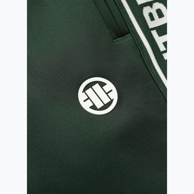 Pantaloni pentru bărbați Pitbull Trackpants Tape Logo Terry Group bottle green 9