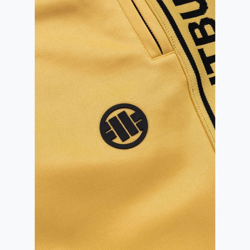 Pantaloni pentru bărbați Pitbull Trackpants Tape Logo Terry Group pale yellow 9