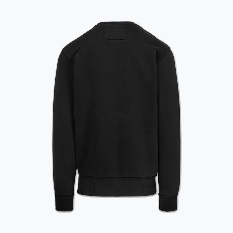 Bluză pentru bărbați Pitbull Hackett Crewneck washed dark graphite 5
