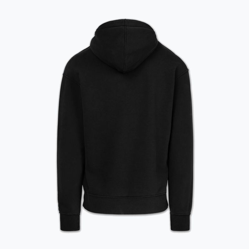 Bluză pentru bărbați Pitbull Orlando Hooded whashed dark graphite 4