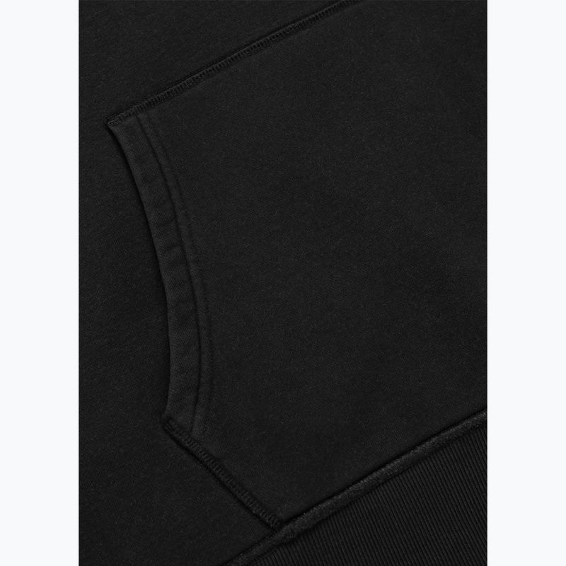 Bluză pentru bărbați Pitbull Orlando Hooded whashed dark graphite 7