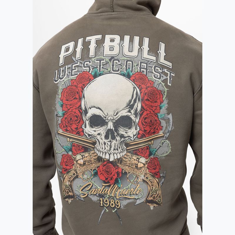 Bluză pentru bărbați Pitbull Santa Muerte Hooded major olive 4