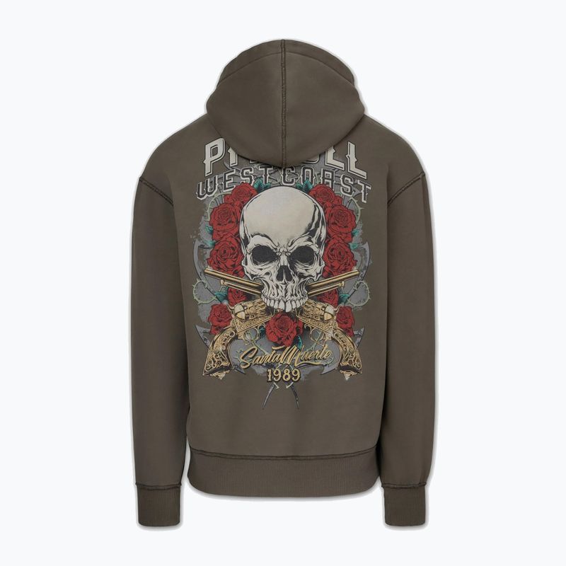 Bluză pentru bărbați Pitbull Santa Muerte Hooded major olive 6