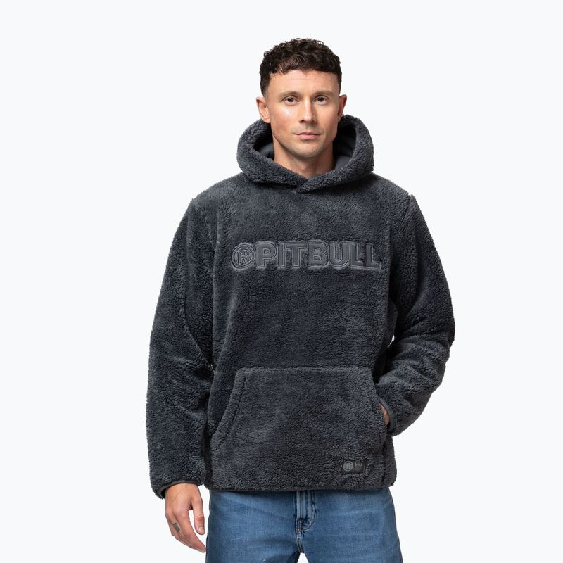 Bluză pentru bărbați Pitbull Aragon Hooded graphite 4