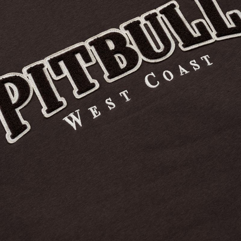 Bluză pentru bărbați Pitbull Ruffin Detroit Hooded Zip dark chocolate 9