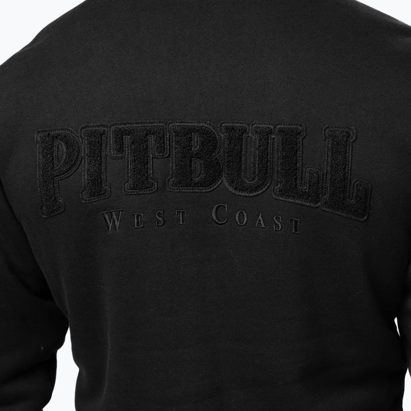 Bluză pentru bărbați Pitbull Ruffin Detroit Hooded Zip black/black 5