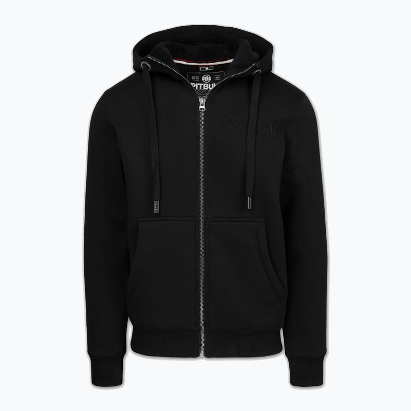 Bluză pentru bărbați Pitbull Ruffin Detroit Hooded Zip black/black 6