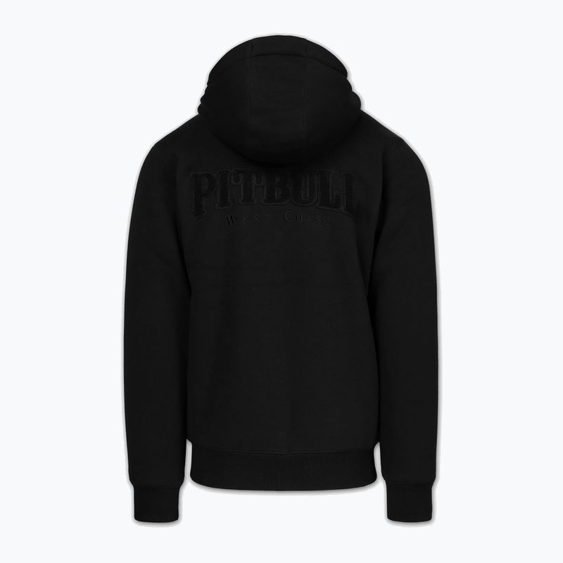 Bluză pentru bărbați Pitbull Ruffin Detroit Hooded Zip black/black 7