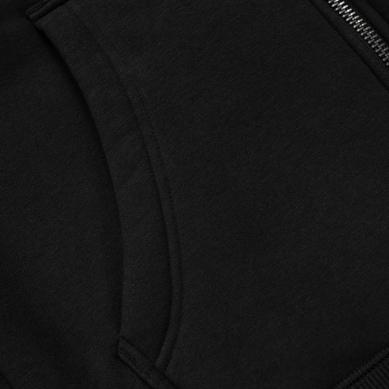 Bluză pentru bărbați Pitbull Ruffin Detroit Hooded Zip black/black 12