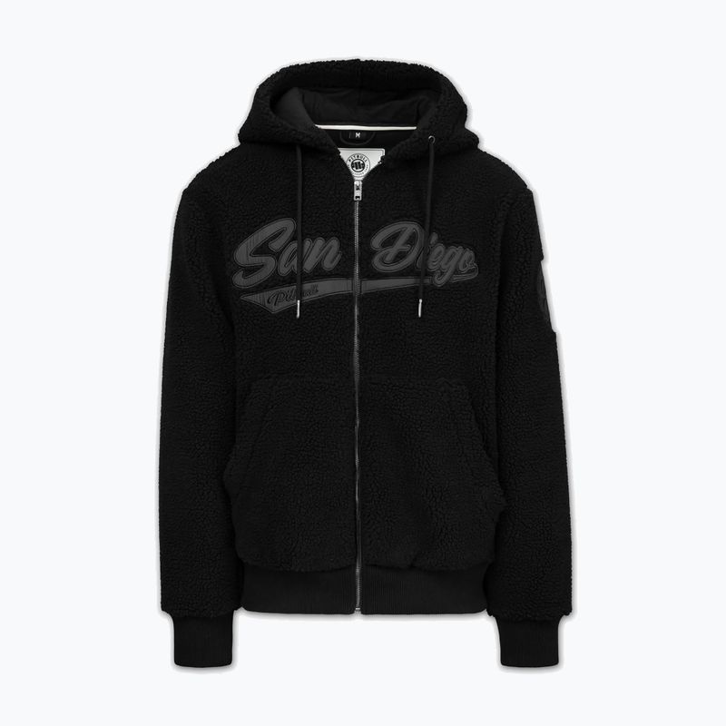 Bluză pentru bărbați Pitbull Galaxy Hooded Zip black 5