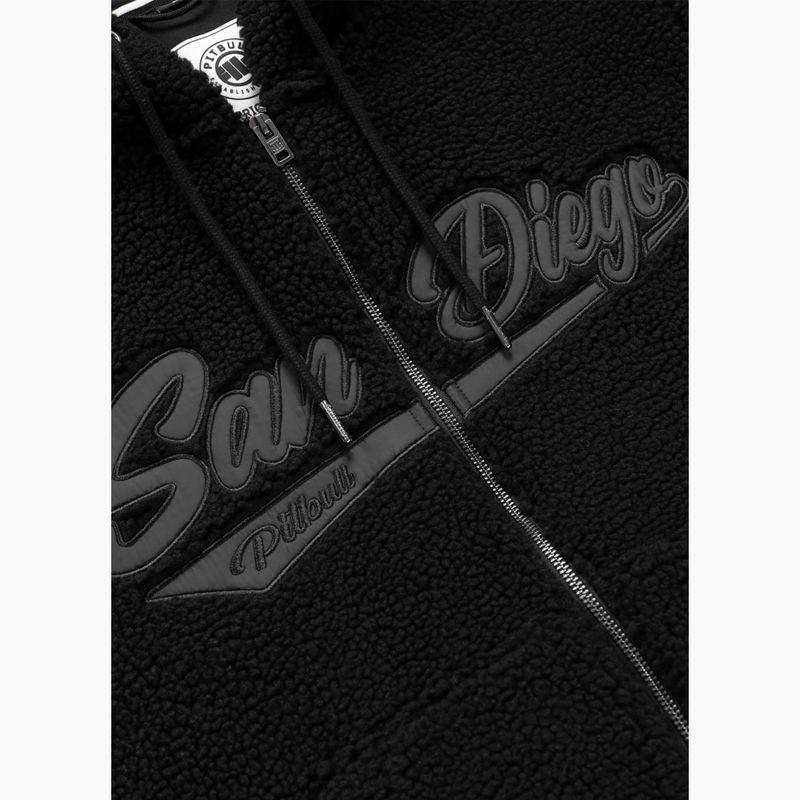 Bluză pentru bărbați Pitbull Galaxy Hooded Zip black 8