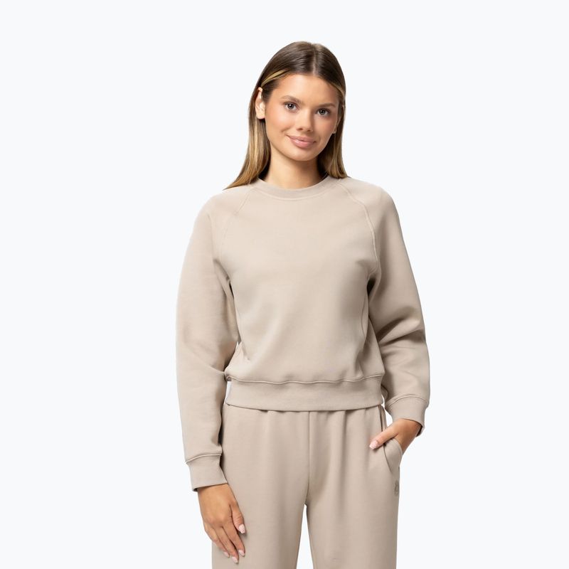 Bluză pentru femei Pitbull Discovery Crewneck Sweatshirt cappuccino