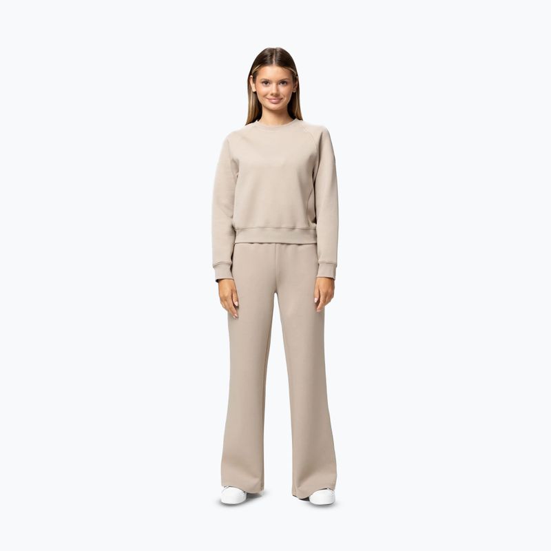 Bluză pentru femei Pitbull Discovery Crewneck Sweatshirt cappuccino 2