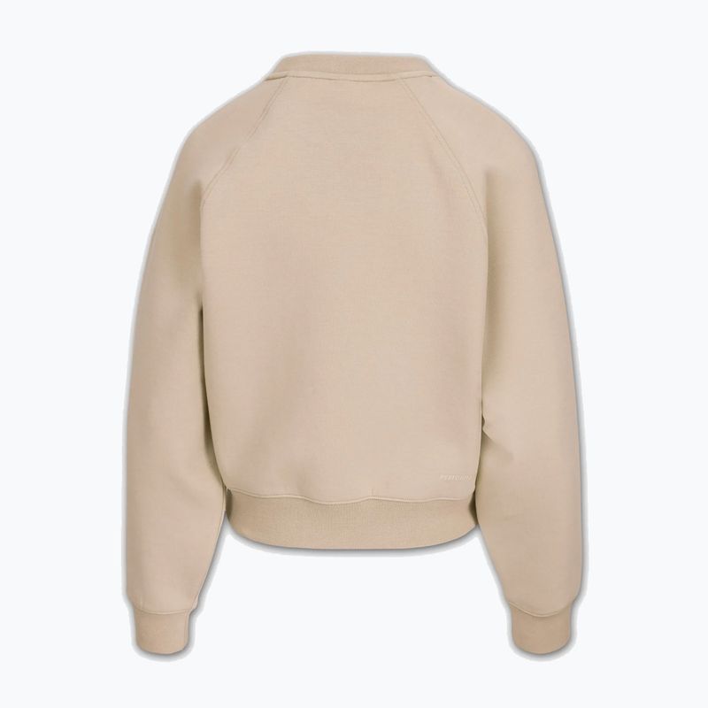 Bluză pentru femei Pitbull Discovery Crewneck Sweatshirt cappuccino 6