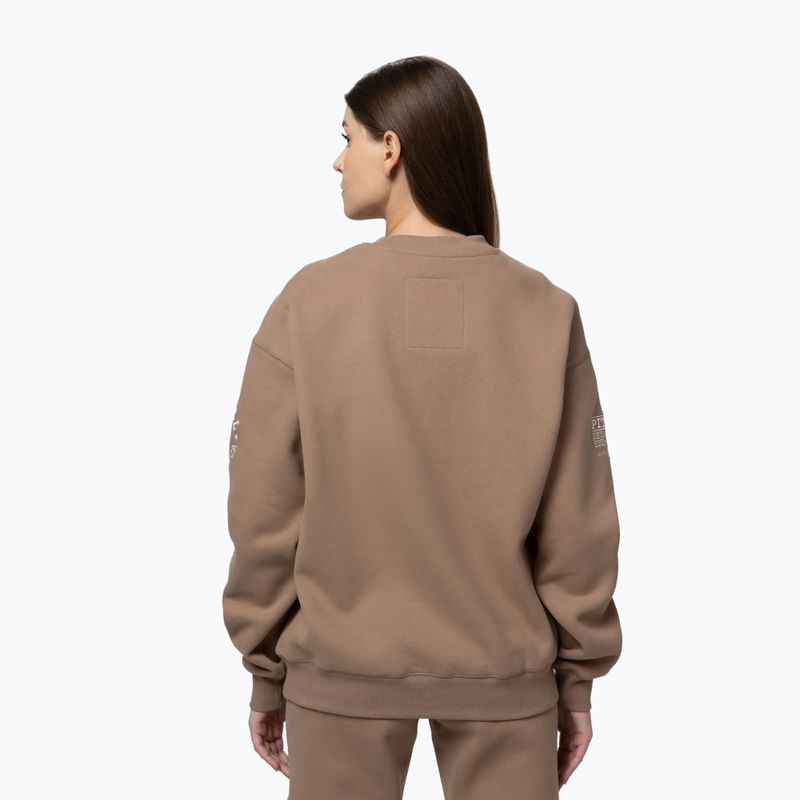Bluză pentru femei Pitbull Crewneck Fiora chocolate mousse 3