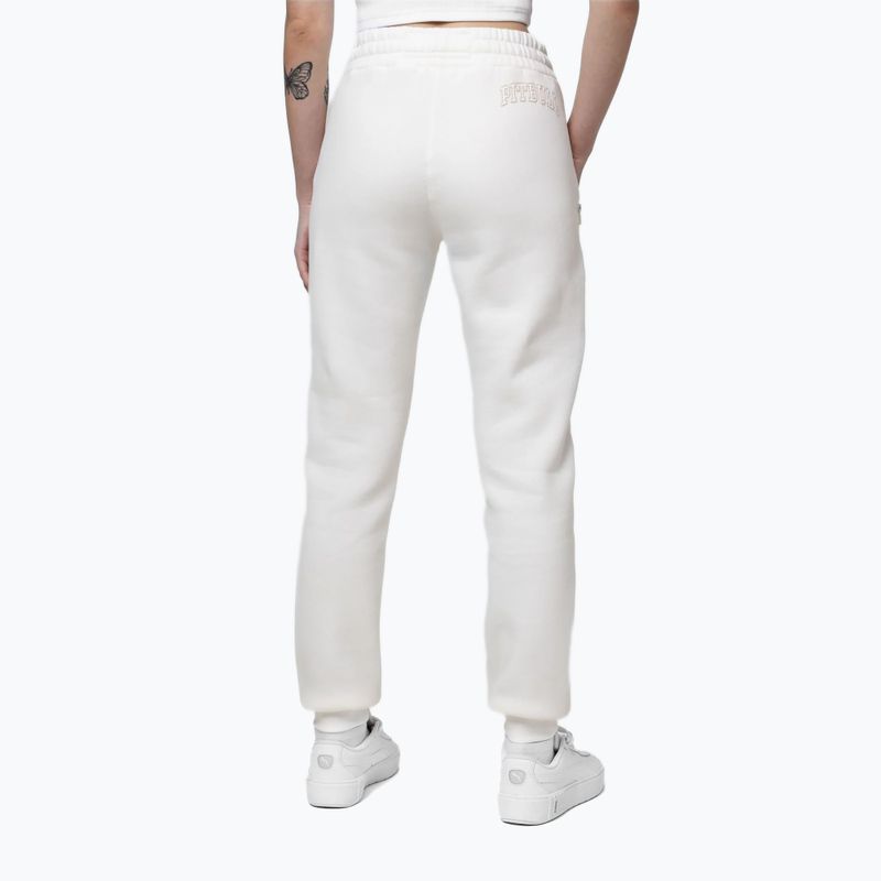 Pantaloni pentru femei Pitbull Fiora Slim off white 3