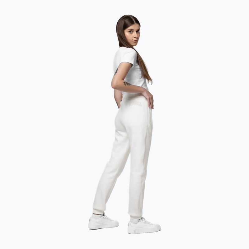 Pantaloni pentru femei Pitbull Fiora Slim off white 4