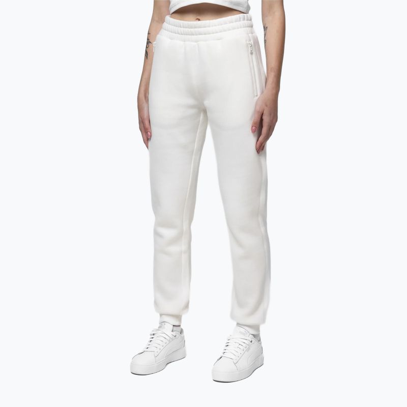 Pantaloni pentru femei Pitbull Fiora Slim off white 5