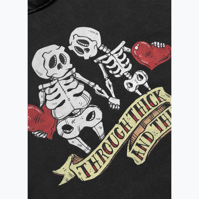 Bluză pentru femei Pitbull Thick & Thin Hooded dark graphite 7