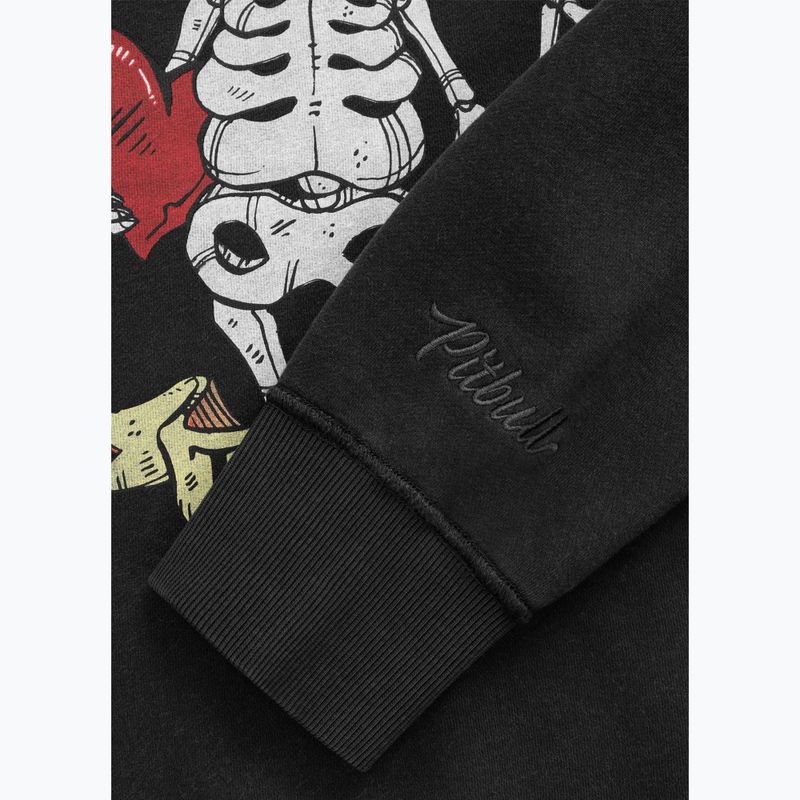 Bluză pentru femei Pitbull Thick & Thin Hooded dark graphite 9