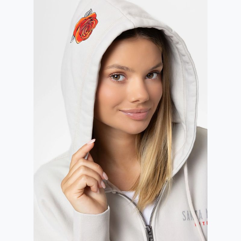 Bluză pentru femei Pitbull Santa Muerte Hooded Zip white stone 6